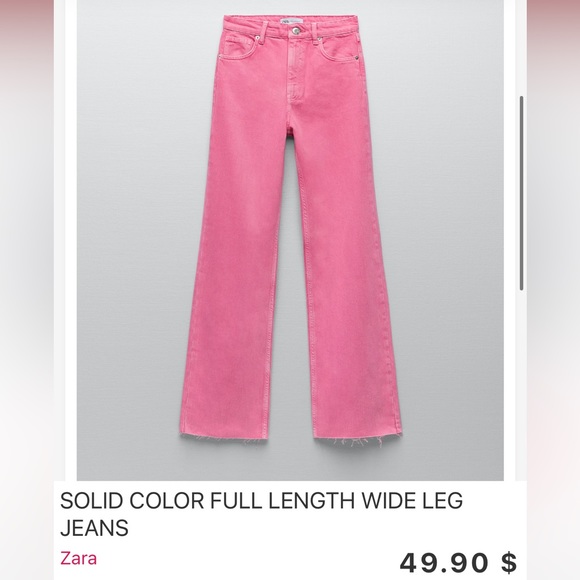 Zara Denim - Zara pink pants, never worn